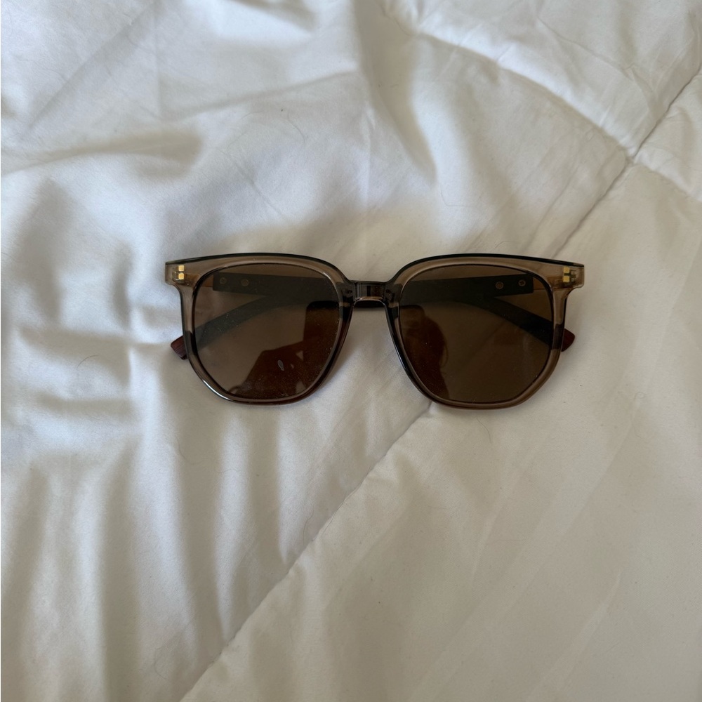 Brown Square Sunglasses